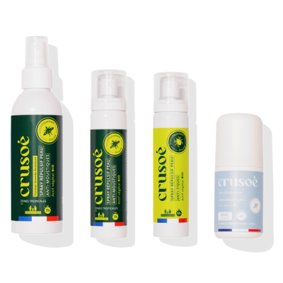 Pack 2 Sprays moustiques, tiques et bébé