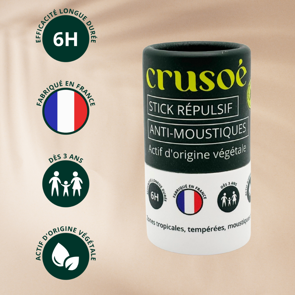 NOUVEAUTE - STICK SOLIDE ANTI-MOUSTIQUES 20G
