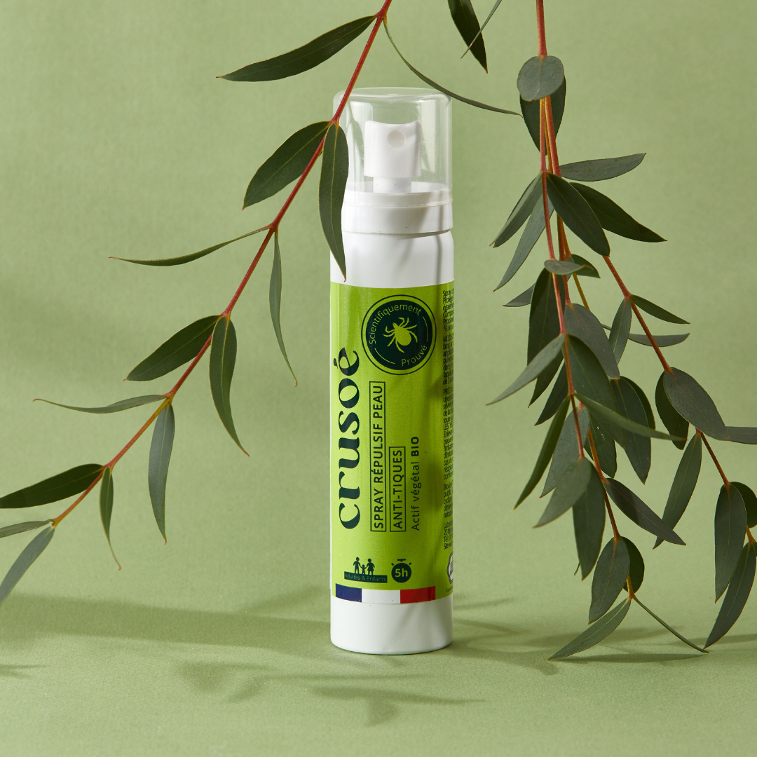 Spray anti-tiques naturel à la citronnelle et à l'eucalyptus, protection efficace et longue durée contre les moustiques, idéal pour les activités en extérieur