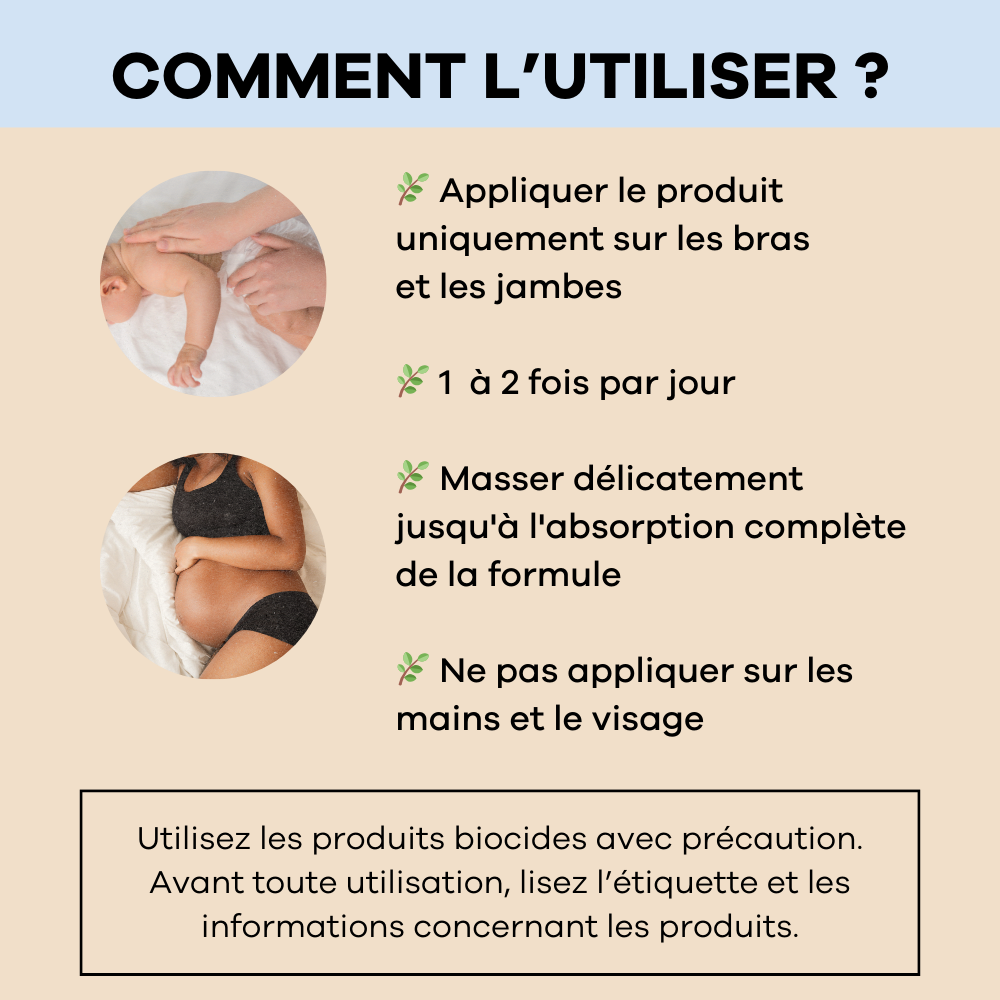 conseils utilisation anti moustique naturel bebe et future maman