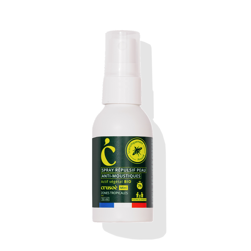 Spray anti-moustique naturel à la citronnelle et à l'eucalyptus pratique et nomade, protection efficace et longue durée contre les moustiques lors de vos balades