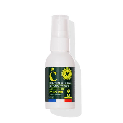 Spray anti-moustique naturel à la citronnelle et à l'eucalyptus pratique et nomade, protection efficace et longue durée contre les moustiques lors de vos balades